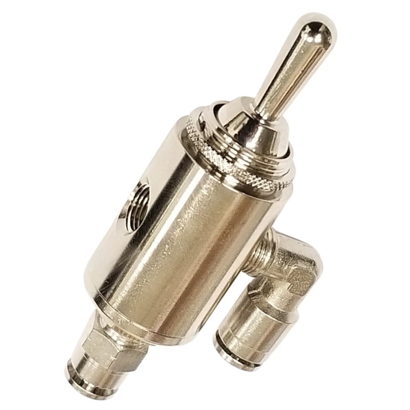 airmaxxx 3/8 Line Manual Air Ride Valve 3 Position Toggle