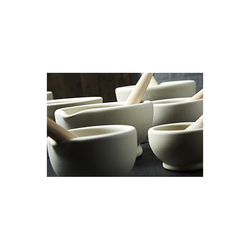 Milton Brook Range Unglazed Mortar & Pestle, 6-inch