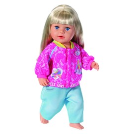 BABY born 828212 Casuals 43 cm-for Toddlers 3 Years & Up-Easy for Small Hands-Includes Jacket, Jeggings, Leggings & Hangers, (Assorted Model)