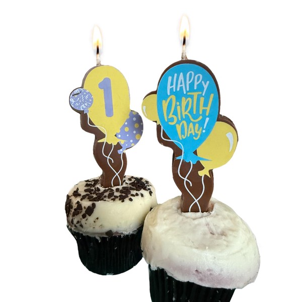 Let Them Eat Candles Chocolate Edible Birthday Candles, Set of