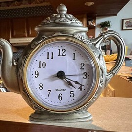 caralin Clock Insert Round Clocks Movement 2-1/2 65mm Diameter Clock Head Arabic Numerals Crafts for Home Gold