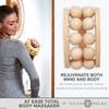 Gaiam Relax Massage Ball Roller - Handheld Wooden Total Body