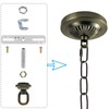ECUDIS Light Fixture Cross Bar Kit, 1/4 IP Center Lamp