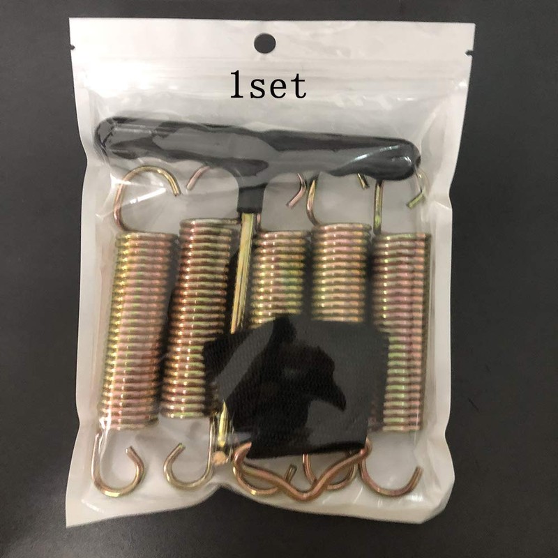 XIE Trampoline Spring (130mm) Triangle (1set) Replacement Spring, Trampoline Accessories