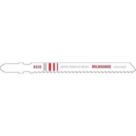 Milwaukee 48-42-5310 4-Inch, 10 Teeth per Inch, Bi-Metal Jig Saw Blades, 5-Pack