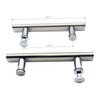 KEABATH 2 Pack Square Shower Door Handle with Plastic knobs