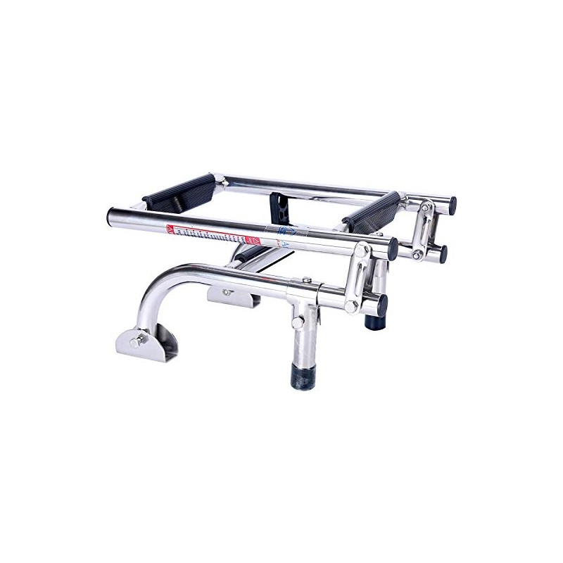 Amarine-made Marine Boat Foldable Stainless Steel 3 Steps Ladders Stern