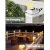 VOLISUN 4x4 Solar Fence - Post Lights 12pack, Post Cap