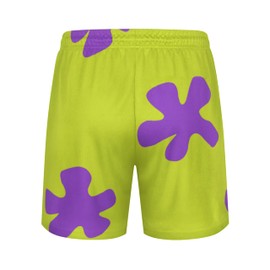 NLRESAX Funny Men's Board Shorts, Quick Dry Green Swim Trunks with Pocket and Mesh Lining Beach Shorts Bathing Suits for Casual Wear or Swimwear M