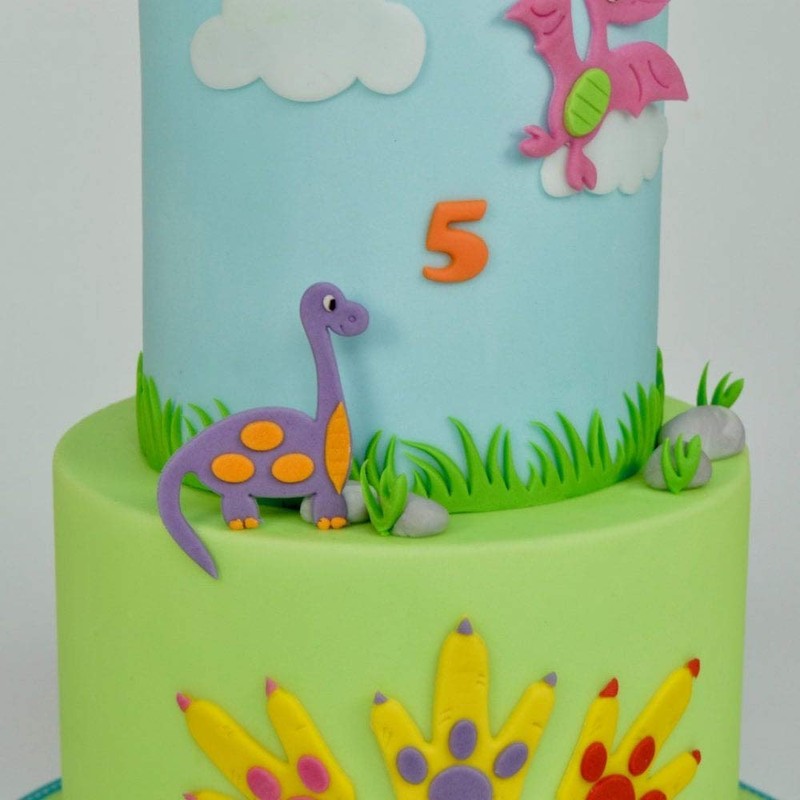 FMM - Cute Dinosaur Large Tappit Cutter - 2 Set