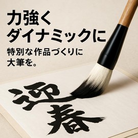 Extra Large Brushes Calligraphy Thick Calligraphy Brushes Extra Large Brush Performance Events (1 Bottle, Small)