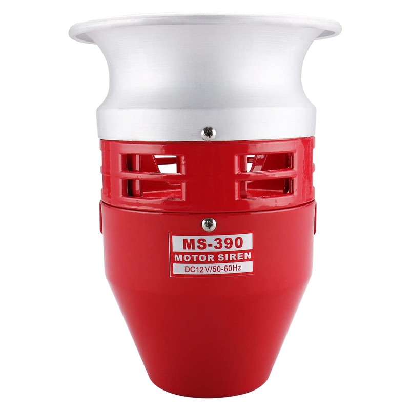 Baomain Metal Safety Motor Horn Siren Buzzer MS-390 4.8A DC