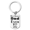 yaozeio Best Bonus Dad Ever Keychains for Bonus Dad Daddy