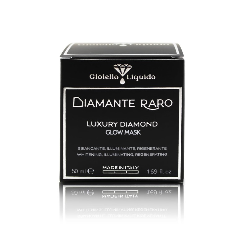Luxury Diamond Glow Mask, aufhellende Gel-Maske mit Aloe Vera, zum
