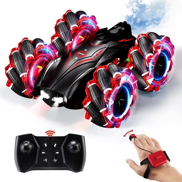 Aiqi RC Gesture Sensing Stunt Car，2.4GHz 4WD Remote Control Car