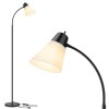Coucrek Floor Lamp for Living Room, Adjustable Gooseneck Standing with