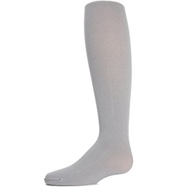 MeMoi Heavenly Heather Girls Opaque Tights Light Gray Heather 2-4