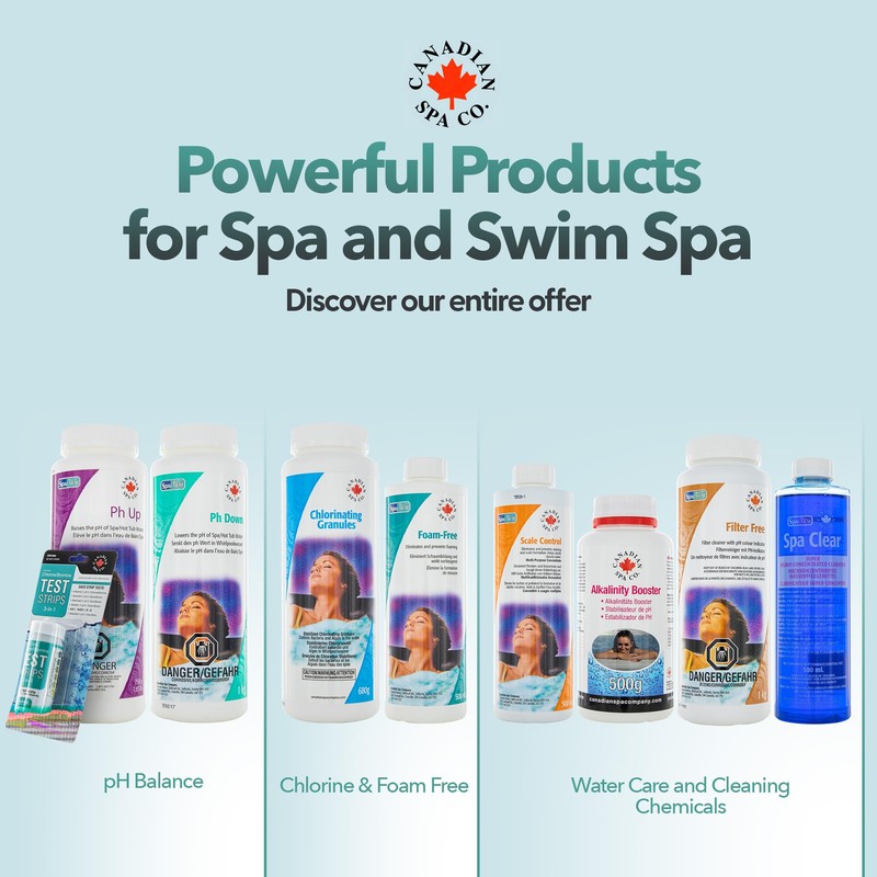 CANADIAN SPA CO. Whirl Pool Filter Open, 336 x 127