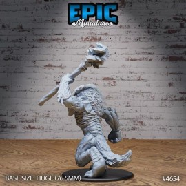 dungeons Dragons Demon Lord Yeenoghu by Epic Miniatures #4654A  Attacking Pose, 28mm For D&D