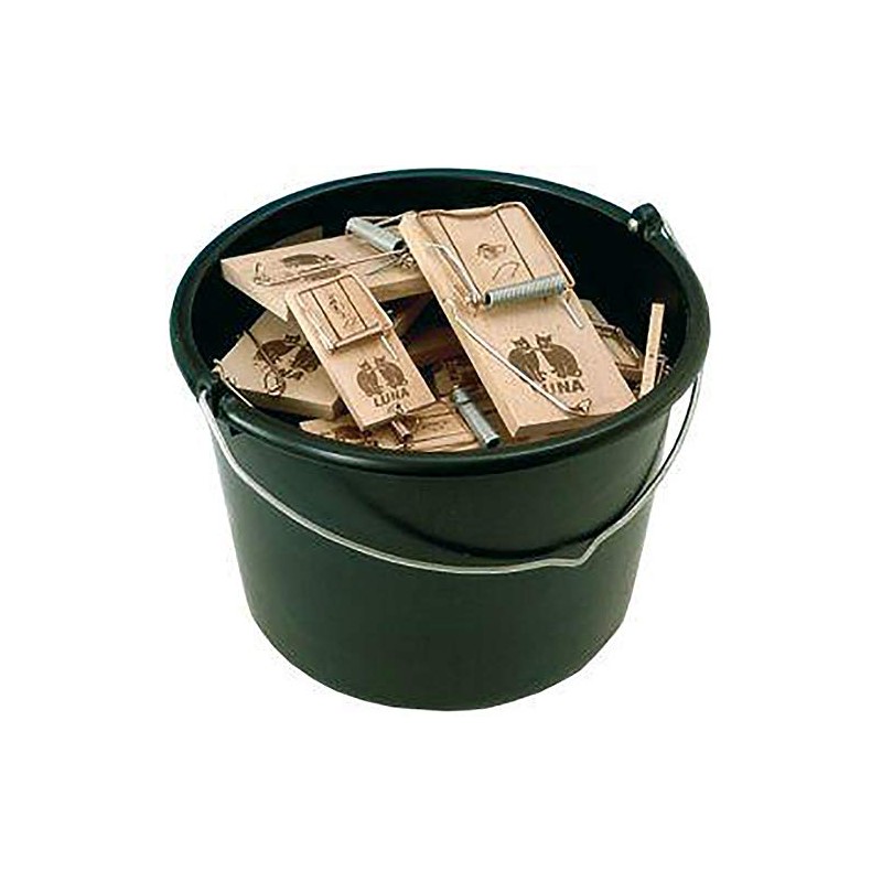 DEUFA Mousetraps Pack of 100 in a Bucket