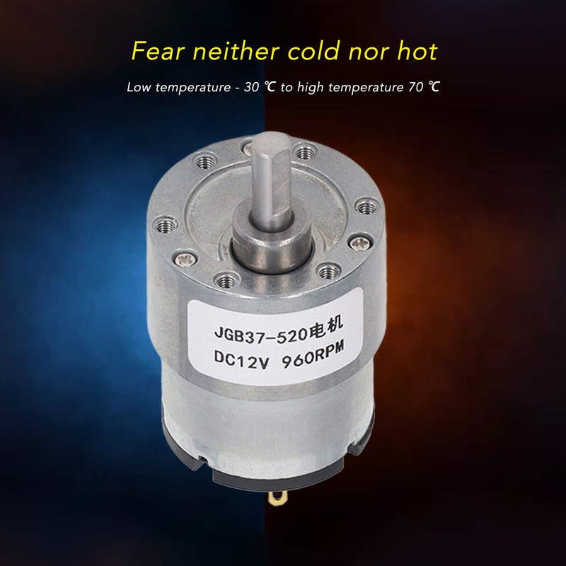 DC Gear Motor Good Conductivity Brass Coil Large Torsion CW