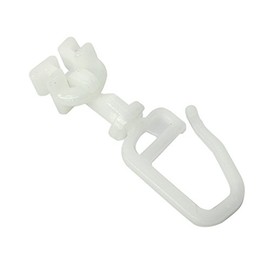 Gardinia 31552 Drehgleiter for Curtain Rods with Inner Chicago Series Diameter 20 MM White