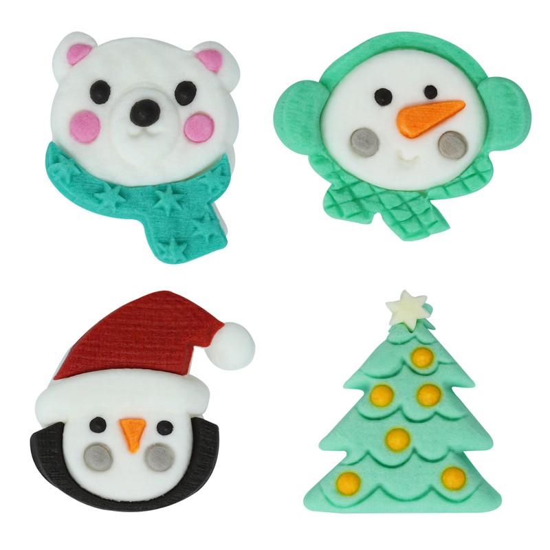 PME Christmas Edible Sugar Decorations - North Pole Express (Pack
