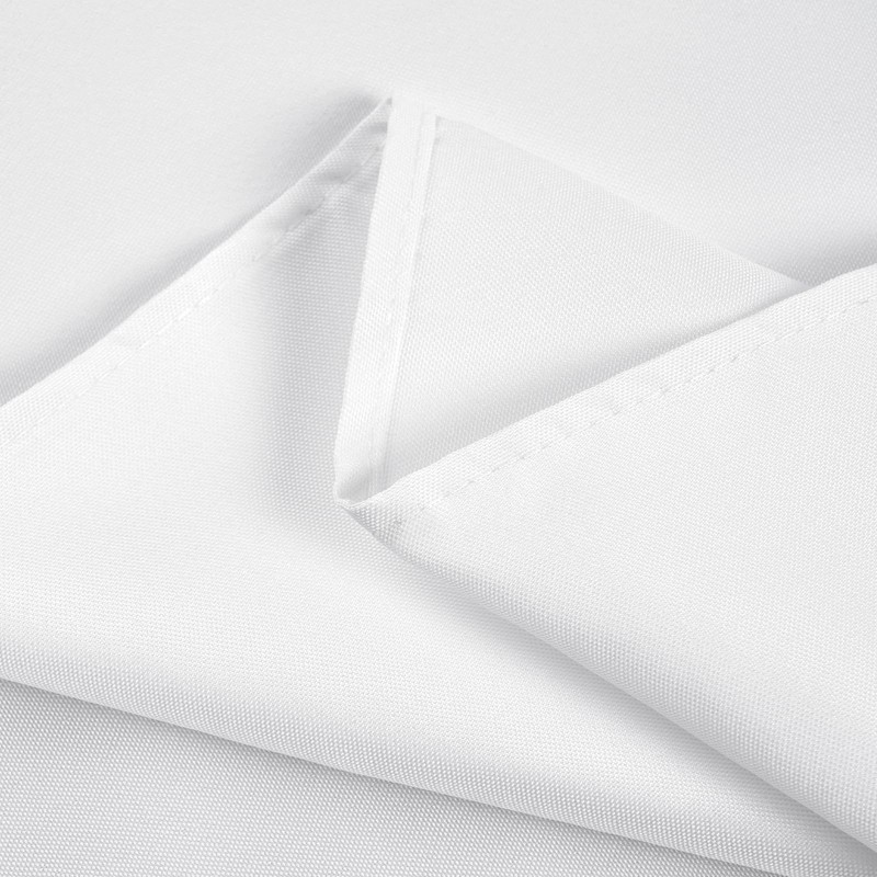 Zdada White Table Cloth 150x260cm(59x102Inch) Rectangular Polyester Tableclothes Washable Table