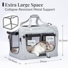 Extra Large Cat Carrier for 2 Cats, Soft Pet Car