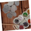 10Pcs DIY Painting Stones for Kids - Creative Flat Rocks