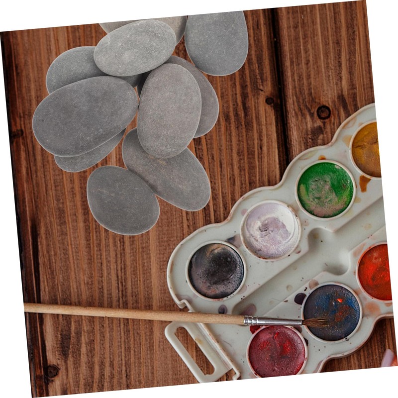 10Pcs DIY Painting Stones for Kids - Creative Flat Rocks