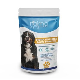 NAIMA Fibra Soluble para Perros, 300 g | Apoyo Digestivo y Tránsito Intestinal | Complemento 100% Natural | para Perros de Todas Las Edades y Tamaños | Sin aditivos ni Conservantes