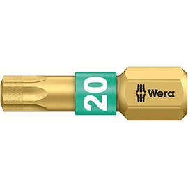 Wera 05134376001 20 x 25 mm 867/1 Torx BDC SB 1 x TX Bits - Silver
