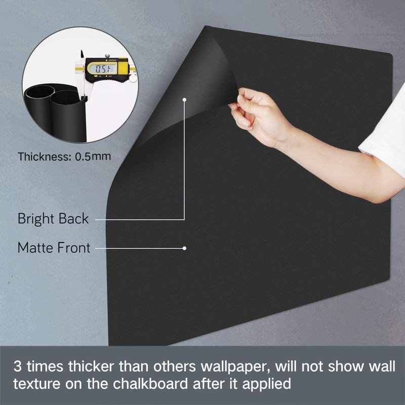 ZHIDIAN Magnetic Chalkboard Contact Paper for Wall, 60" x 36"