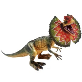 I'm so happy Dinosaur Figurine Model Large Realistic Extra Large PVC Figure For Ages 6+ (Dilophosaurus)