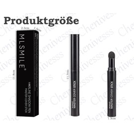 Ansatzpuder zur Haarverdichtung für Frauen & Männer, Haaransatz-Puder, Haar Concealer zur Haarverdichtung für dünner werdendes Haar, kahle Stellen und graue Haarwurzeln (Coffee)