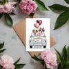 MABSDesigns Just Married Card - Dog Wedding Card - Animal