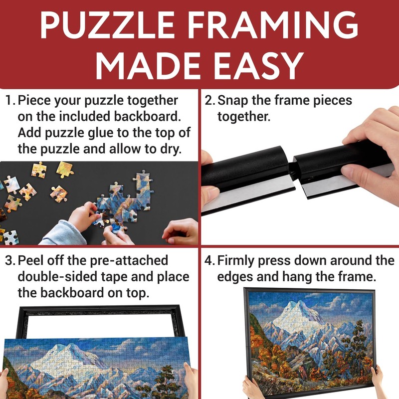 Impresa Jigsaw Puzzle Display Frame Kit - 2-Pack 20x27 in
