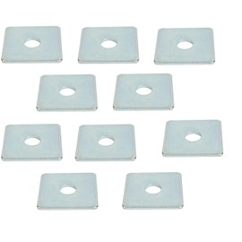 City Deco Centre SQUARE PLATE WASHER BZP (Pack of 10) (50x50x3mm/10mm)