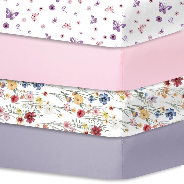Little Grape Land Fitted Sheets 60 x 120 cm, Set
