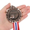 PATIKIL 2.6" Copper Basketball Medals, Basketball Award Medals with Ribbon