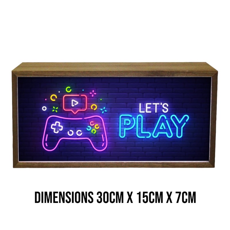 Light Box Kids Let's Play | Illuminated Neon Effect Light