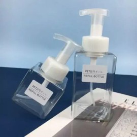 다용도 투명 거품 용기 휴대용 버블 펌프 용기 여행용 소분 다용도 투명 거품 [[0002]450ml] Multi-purpose Transparent Foam Container Portable Bubble Pump Container Travel Size Division Multi-purpose Transparent Foam [[0002]450ml]