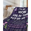 KLL Blanket Gifts for Mom, Mom Birthday Gifts from Daughter