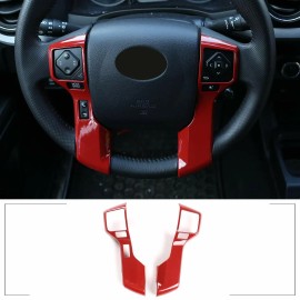 encar88_8 Red Steering Wheel Cover for Toyot Tacoma 2016-2022 Tundra 4Runner 2010-2019 US