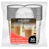 50-Pack Clear 16 oz Cups with Sip-Through Lids – Extra-Wide