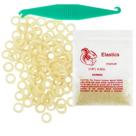 YYING Orthodontic Rubber Bands for Braces 1/8'' Heavy 6.5 oz, 100 Pcs Dental Intraoral Elastic Bands