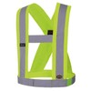 Pioneer 4-Inch Wide Adjustable Lightweight High Visibility Safety Sash, Reflective