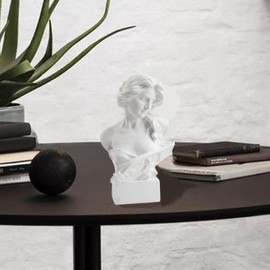 YiYFiT Resin Bust Statue Figurine,6”15cm Greek Mythology Goddess Artemis Bust Sculpture figurine for Home Ornament Office Bookshelf Decor Sketch Practice DIY Art Gift-Artemis