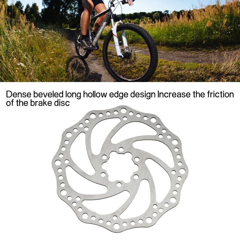 160mm Disc Brake Rotor for Mountain Bikes, 6.3 inches (160
